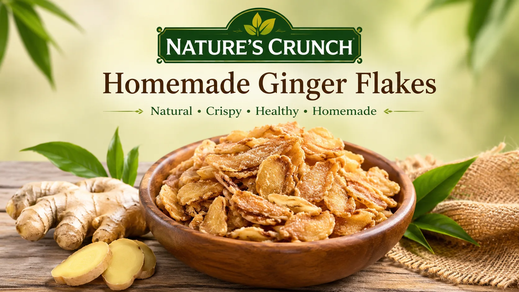  Natures Crunch – Homemade Ginger Flakes